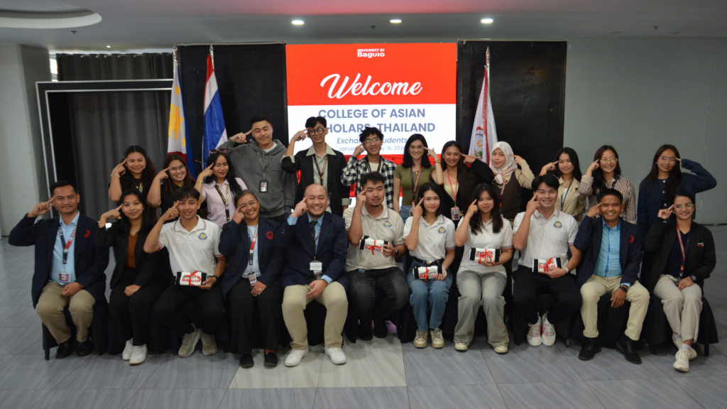 The UB team and CAS delegates posing for a group photo during the welcome program promoting international collaboration and cultural exchange.